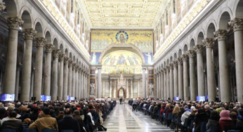 Giovanni Libanori partecipa al 57° anniversario della Comunità di Sant’Egidio: un messaggio di speranza alla Basilica di San Paolo